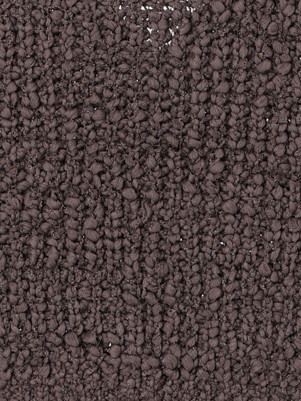 スラブヤーンニットベスト(チャコールグレー/ライトベージュ)|Te chichi(テチチ)通販