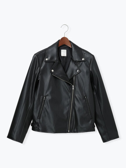 レザーダブルライダースジャケット(ブラック)|Te chichi(テチチ)通販