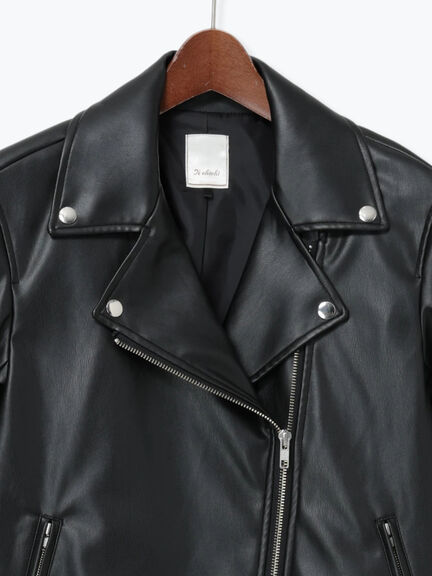 レザーダブルライダースジャケット(ブラック)|Te chichi(テチチ)通販