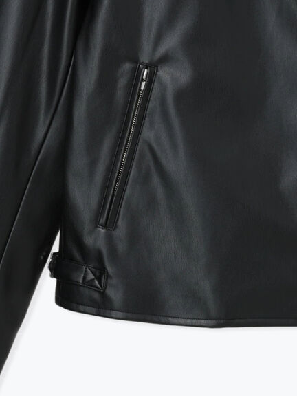 レザーダブルライダースジャケット(ブラック)|Te chichi(テチチ)通販