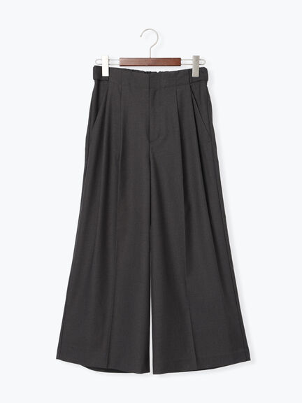 パターンアソートワイドクロップトパンツ(チャコールグレー/ブラウン/ネイビー)|Te chichi(テチチ)通販