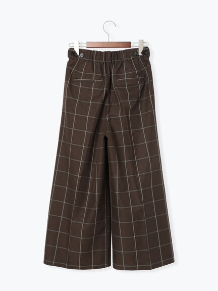 パターンアソートワイドクロップトパンツ(チャコールグレー/ブラウン/ネイビー)|Te chichi(テチチ)通販