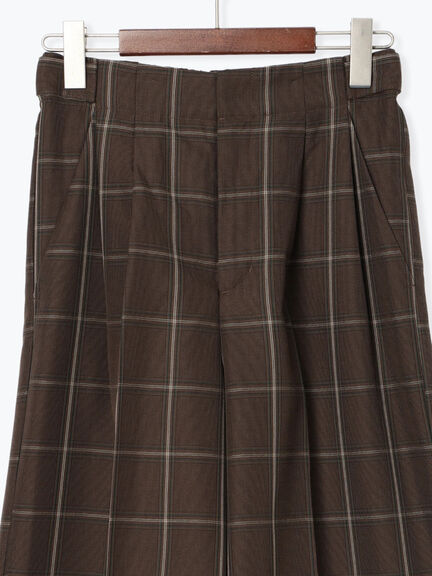 パターンアソートワイドクロップトパンツ(チャコールグレー/ブラウン/ネイビー)|Te chichi(テチチ)通販