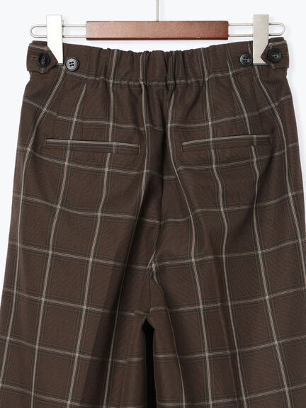 パターンアソートワイドクロップトパンツ(チャコールグレー/ブラウン/ネイビー)|Te chichi(テチチ)通販