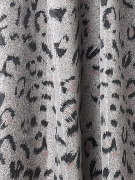 レオパードジャガードフレアスカート《2025Autumn catalog vol.2 item》(グレー/ブラウン)|Te chichi(テチチ)通販