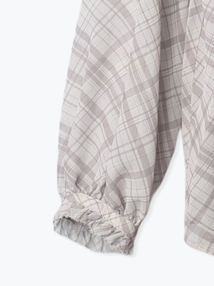 パターンアソートシフォンフリルブラウス(グレー/ブラック/ベージュ/ネイビー)|Te chichi(テチチ)通販