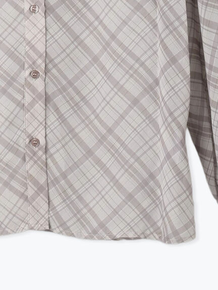 パターンアソートシフォンフリルブラウス(グレー/ブラック/ベージュ/ネイビー)|Te chichi(テチチ)通販