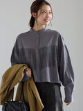 フリンジショートシャツ《2025Autumn catalog vol.2 item》(グレー)|Te chichi(テチチ)通販