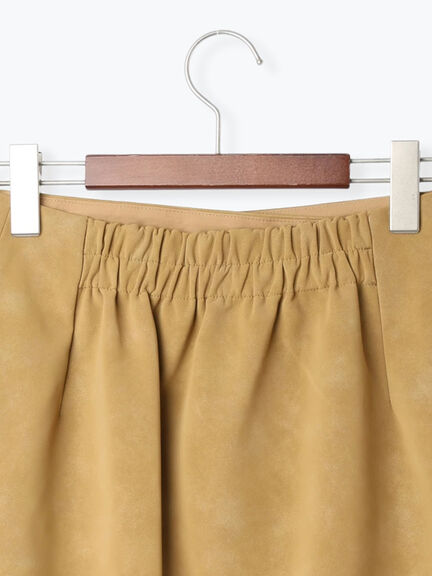 エコスエードベルテッドスカート《2025Autumn catalog vol.2 item》(ベージュ/ブラウン)|Te chichi(テチチ)通販