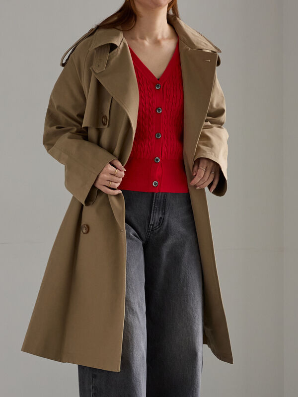 オーバーサイズトレンチコート《2025Autumn catalog vol.2 item》(ベージュ)|Te chichi(テチチ)通販