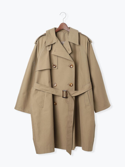 オーバーサイズトレンチコート《2025Autumn catalog vol.2 item》(ベージュ/ブルー)|Te chichi(テチチ)通販