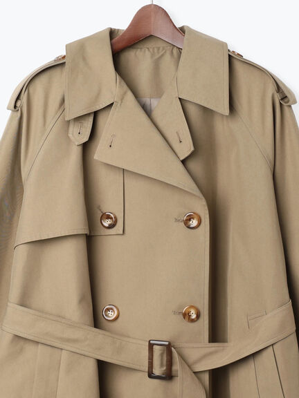 オーバーサイズトレンチコート《2025Autumn catalog vol.2 item》(ベージュ/ブルー)|Te chichi(テチチ)通販