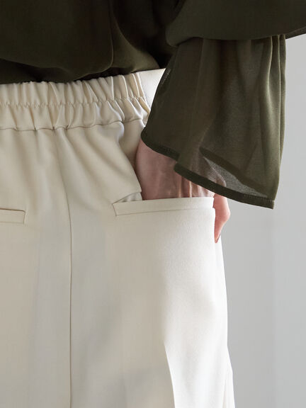 アシメクロップドパンツ(オフホワイト/グレー/ブラウン)|Te chichi(テチチ)通販