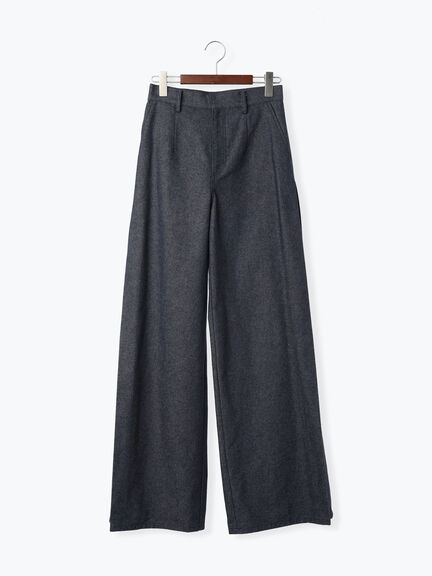 サイドタックデザインパンツ《2025Autumn catalog vol.2 item》(キャメル/ブルー)|Te chichi(テチチ)通販