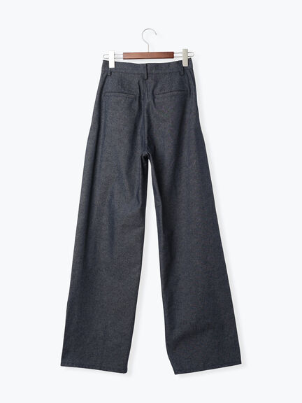 サイドタックデザインパンツ《2025Autumn catalog vol.2 item》(キャメル/ブルー)|Te chichi(テチチ)通販