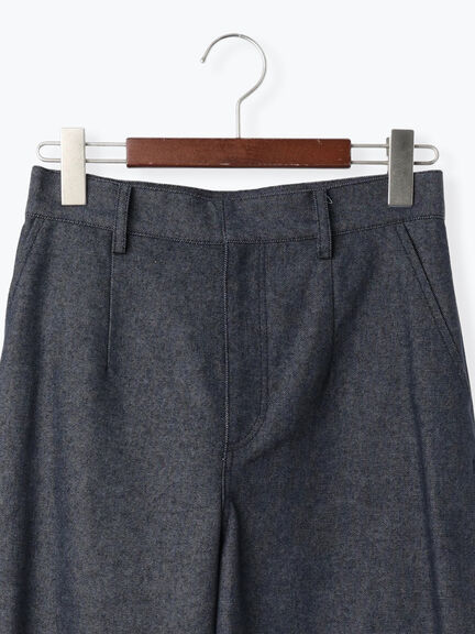 サイドタックデザインパンツ《2025Autumn catalog vol.2 item》(キャメル/ブルー)|Te chichi(テチチ)通販