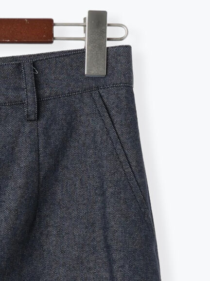 サイドタックデザインパンツ《2025Autumn catalog vol.2 item》(キャメル/ブルー)|Te chichi(テチチ)通販