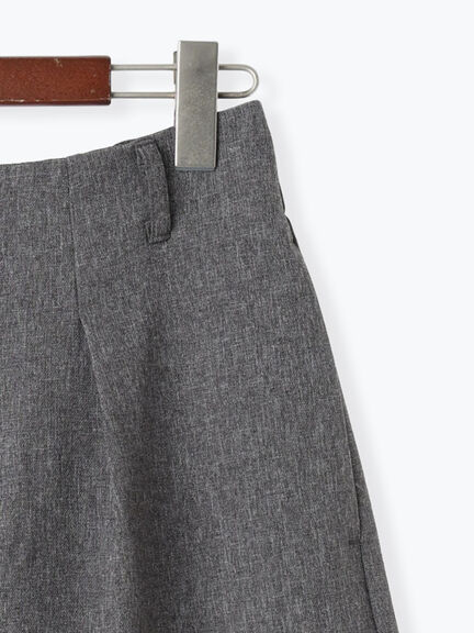 フロントタックハーフパンツ《2025Autumn catalog vol.2 item》(グレー/ブラック)|Te chichi(テチチ)通販