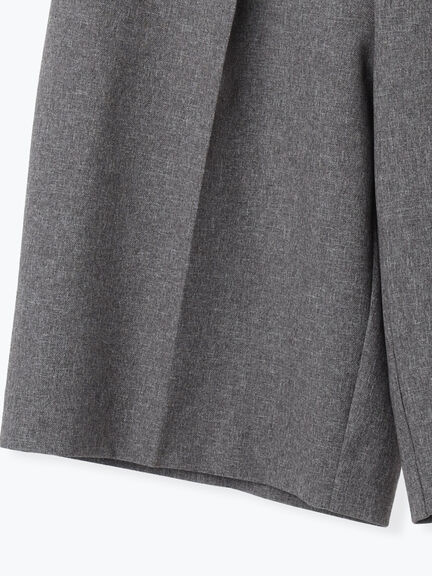 フロントタックハーフパンツ《2025Autumn catalog vol.2 item》(グレー/ブラック)|Te chichi(テチチ)通販