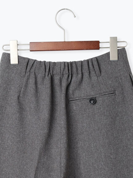 フロントタックハーフパンツ《2025Autumn catalog vol.2 item》(グレー/ブラック)|Te chichi(テチチ)通販