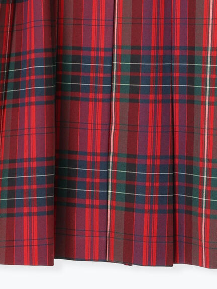 チェックアソートロングプリーツスカート(ブラック/レッド/ブラウン/ネイビー)|Te chichi(テチチ)通販