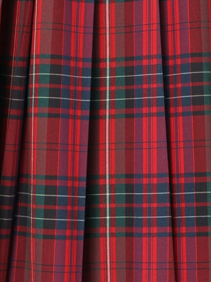 チェックアソートロングプリーツスカート(ブラック/レッド/ブラウン/ネイビー)|Te chichi(テチチ)通販