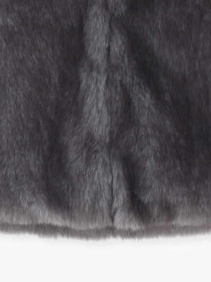 ショートファーベスト(グレー/ベージュ)|Te chichi(テチチ)通販