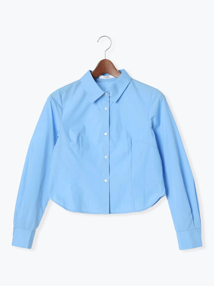 プリンセスラインクロップトシャツ【AOYAMA FASHION ASSOCIATION × Té chichi】（ピンク/サックスブルー）｜Te chichi（テチチ）通販