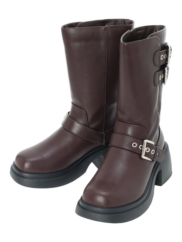 バイカーブーツ《2025autumn catalog item》(ブラウン)|Te chichi TERRASSE(テチチ テラス)通販