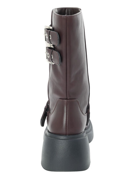 バイカーブーツ《2025autumn catalog item》(ブラック/ブラウン)|Te chichi TERRASSE(テチチ テラス)通販