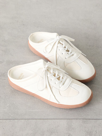 ミュールスニーカー《2025autumn catalog item》(オフホワイト/シルバー/ブラック)|Te chichi TERRASSE(テチチ テラス)通販