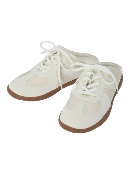 ミュールスニーカー《2025autumn catalog item》(オフホワイト/シルバー/ブラック)|Te chichi TERRASSE(テチチ テラス)通販