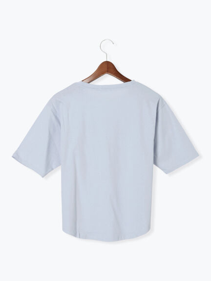 レースロゴプリントTシャツ(オフホワイト/モカ/ブルー)|Te chichi TERRASSE(テチチ テラス)通販