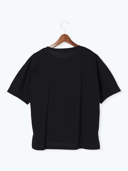 シアーアップリケTシャツ(オフホワイト/チャコールグレー/ブラック)|Te chichi TERRASSE(テチチ テラス)通販