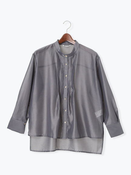 フロントタック入りシアーシャツ(オフホワイト/グレー/イエロー/ネイビー)|Te chichi TERRASSE(テチチ テラス)通販