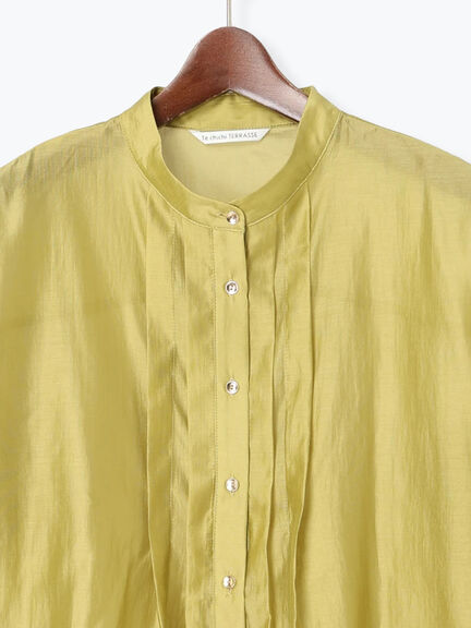 フロントタック入りシアーシャツ(オフホワイト/グレー/イエロー/ネイビー)|Te chichi TERRASSE(テチチ テラス)通販