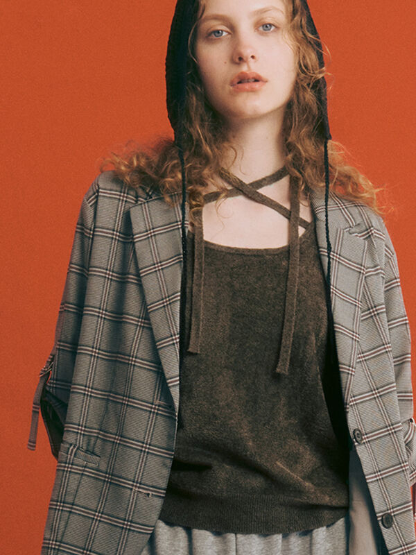 ロールアップテーラードジャケット《2025autumn catalog item》(チャコールグレー)|Te chichi TERRASSE(テチチ テラス)通販