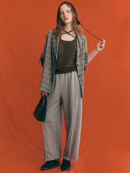 ロールアップテーラードジャケット《2025autumn catalog item》(チャコールグレー/ブラック/ベージュ)|Te chichi TERRASSE(テチチ テラス)通販