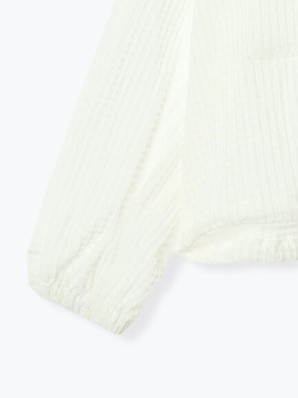 シアーチェックジップブルゾン(オフホワイト/ブラック)|Te chichi TERRASSE(テチチ テラス)通販