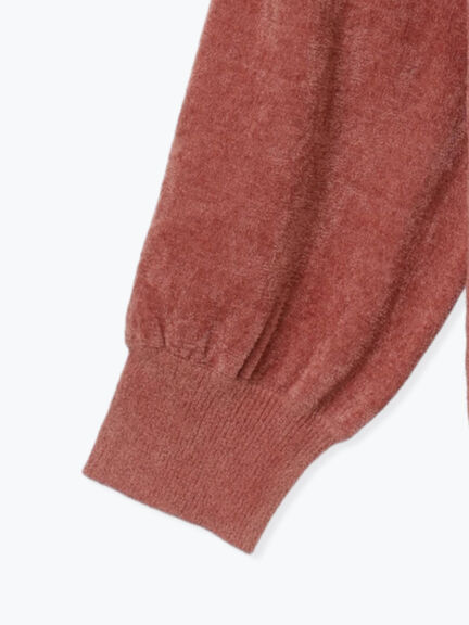 ベロアモール前後2WAYリボンニット《2025autumn catalog item》(ブラック/レッド/モカ)|Te chichi TERRASSE(テチチ テラス)通販