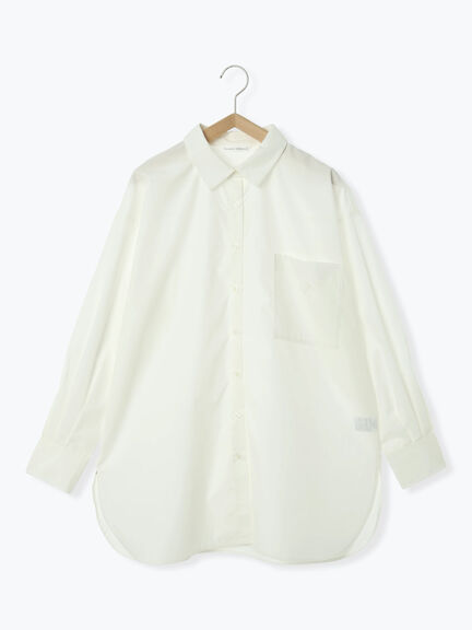 胸刺繍オーバーサイズシャツ《2025autumn catalog item》(オフホワイト/モカ/ブルー)|Te chichi TERRASSE(テチチ テラス)通販