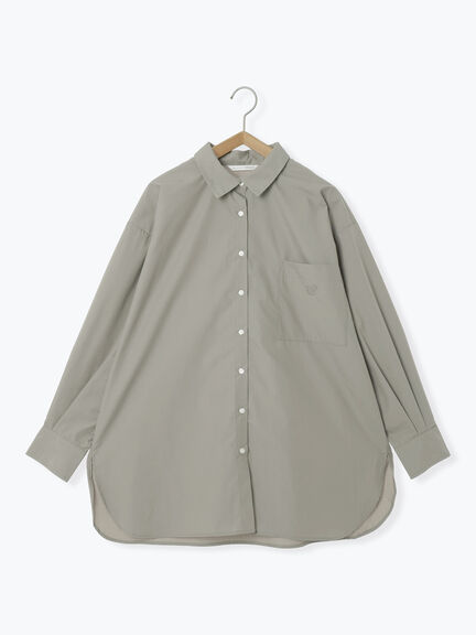 胸刺繍オーバーサイズシャツ《2025autumn catalog item》(オフホワイト/モカ/ブルー)|Te chichi TERRASSE(テチチ テラス)通販