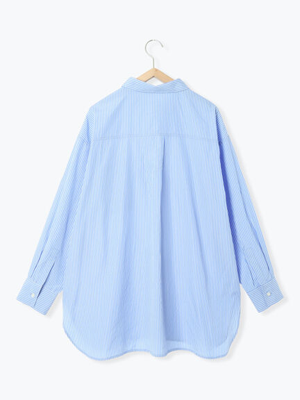 胸刺繍オーバーサイズシャツ《2025autumn catalog item》(オフホワイト/モカ/ブルー)|Te chichi TERRASSE(テチチ テラス)通販