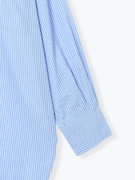 胸刺繍オーバーサイズシャツ《2025autumn catalog item》(オフホワイト/モカ/ブルー)|Te chichi TERRASSE(テチチ テラス)通販