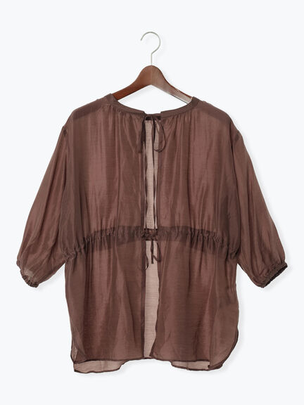 前後2WAYドロストチュニック(オフホワイト/チャコールグレー/ブラウン)|Te chichi TERRASSE(テチチ テラス)通販