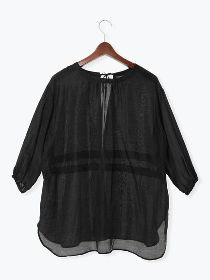 前後2WAYドロストチュニック(オフホワイト/チャコールグレー/ブラウン)|Te chichi TERRASSE(テチチ テラス)通販