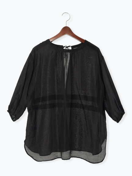 前後2WAYドロストチュニック(オフホワイト/チャコールグレー/ブラウン)|Te chichi TERRASSE(テチチ テラス)通販