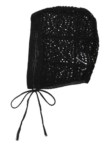 クロシェ編み風ニットキャップ《2025autumn catalog item》(オフホワイト/ブラック)|Te chichi TERRASSE(テチチ テラス)通販