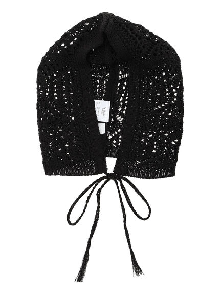 クロシェ編み風ニットキャップ《2025autumn catalog item》(オフホワイト/ブラック)|Te chichi TERRASSE(テチチ テラス)通販