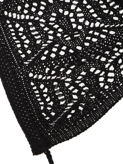 クロシェ編み風ニットキャップ《2025autumn catalog item》(オフホワイト/ブラック)|Te chichi TERRASSE(テチチ テラス)通販